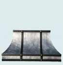 Double Sweep Zinc Custom Range Hood